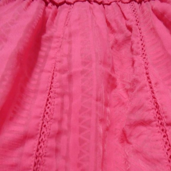 AEROPOSTLE Trending Pink Geometric Burnout Hi-Lo / High-Low Skirt - Picture 12 of 12